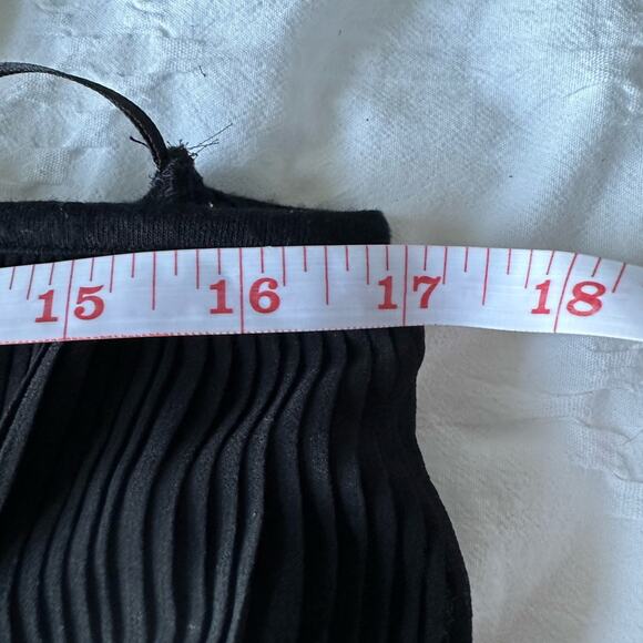 One Sleeve Ruffle Maxi Dress Black Size M - Picture 8 of 10